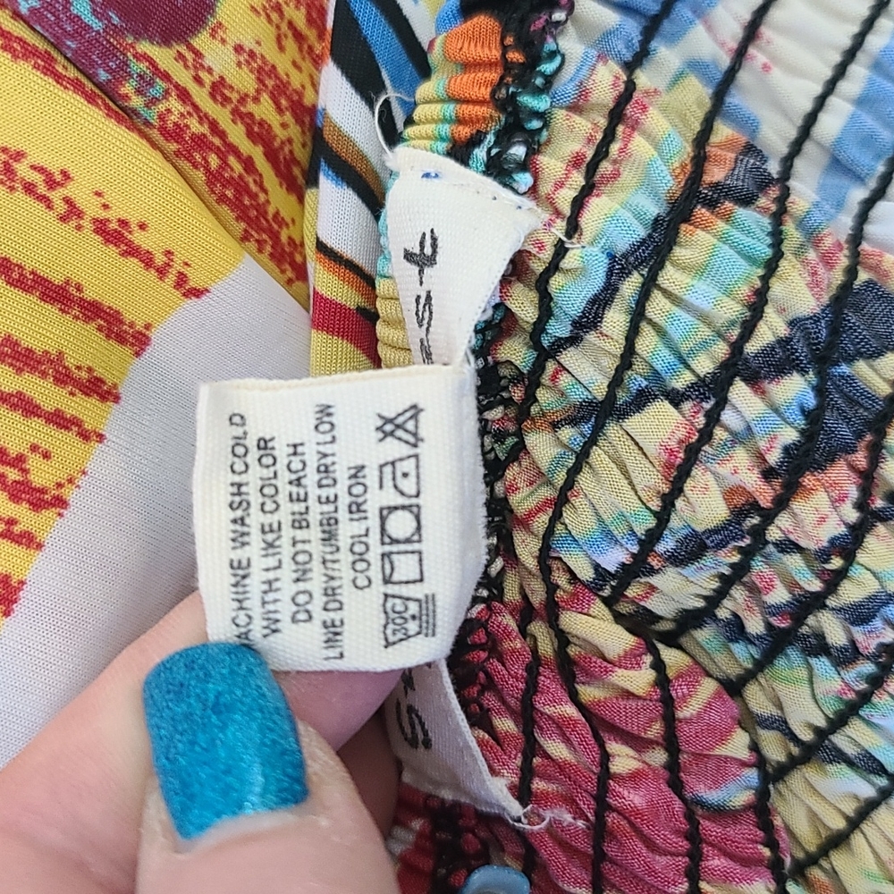 Studio West Multicolored Maxi Dress View 6